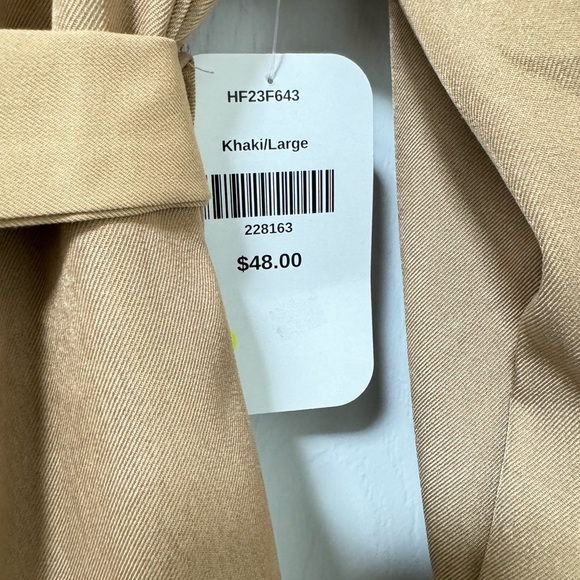 HYFVE brand new with tag trench coat with removable belt size large - Picture 10 of 12